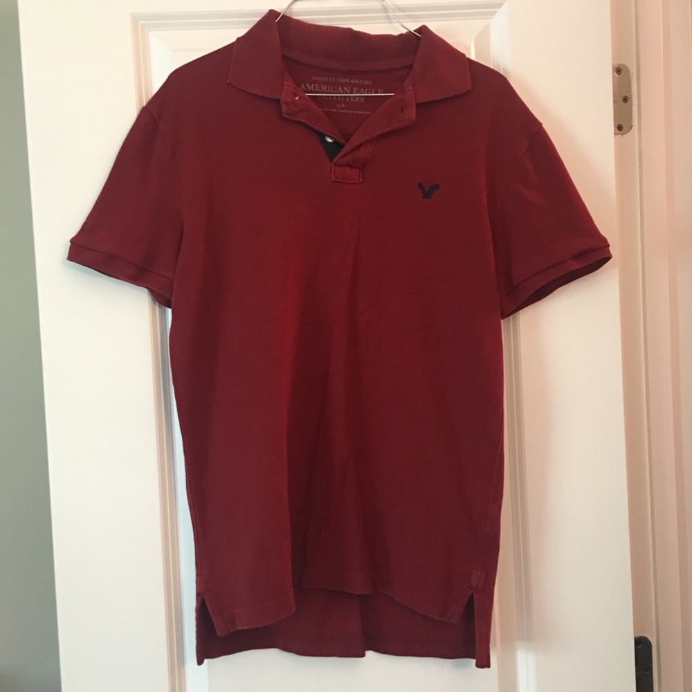 American Eagle Red Polo